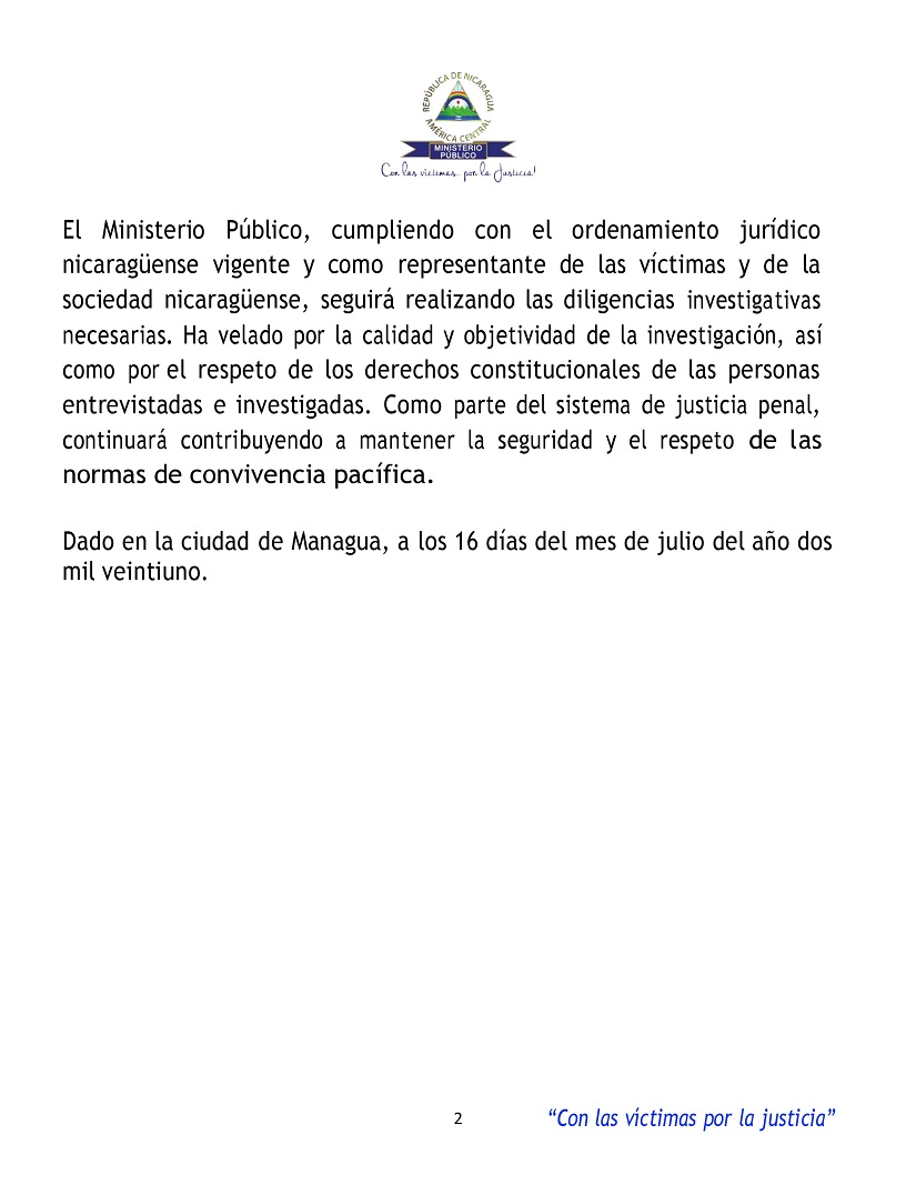 COMUNICADO